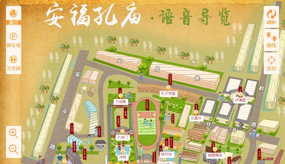 江西手绘地图：智慧景区智能化服务的延伸